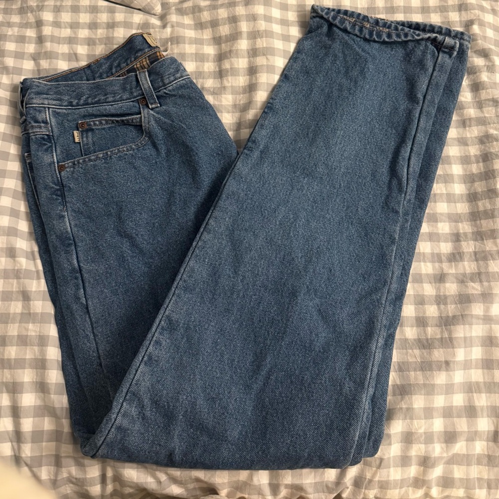 L.L.Bean Double L Flannel Lined Blue Jeans